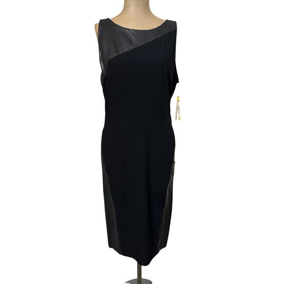 Alice + Olivia Leather Mini Dress New - Picture 4 of 10